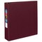 Avery 3 One Touch EZD Rings 2 in. Capacity 11 in. x 8.5 in. Heavy-Duty Non-View Binder with DuraHinge - Maroon
